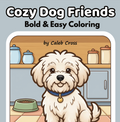 Cozy Dog Friends Printable Coloring Book — Digital Download