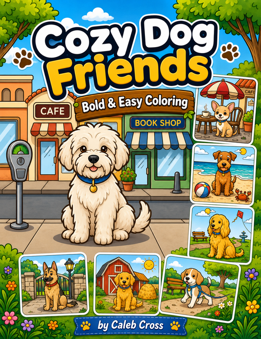 Complete Cozy Bundle Pack Printable Coloring Books — Digital Download