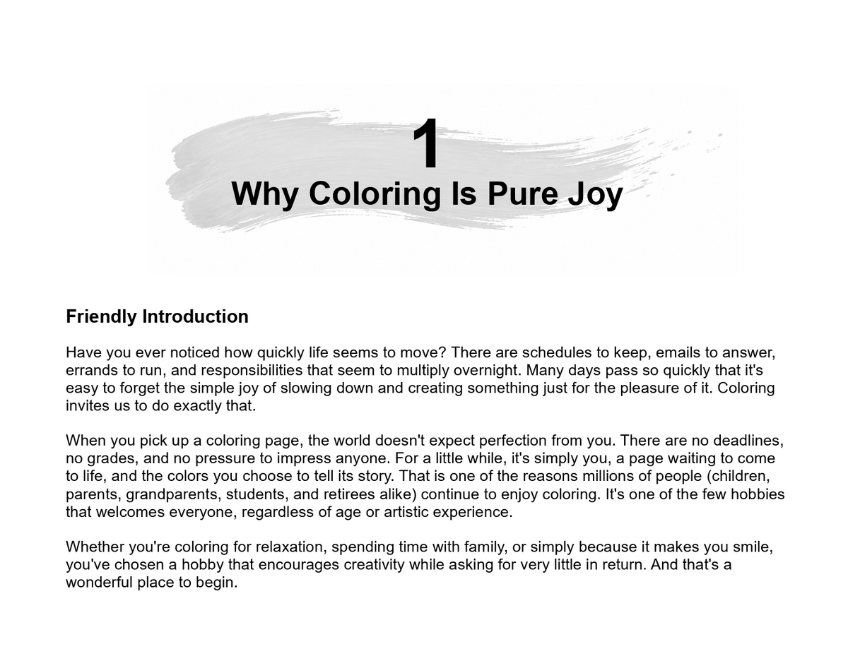 The Happy Coloring Guide — Digital Download