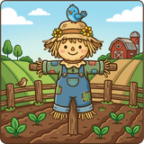 Cozy Farm Friends Coloring Book Print + Digital Bundle
